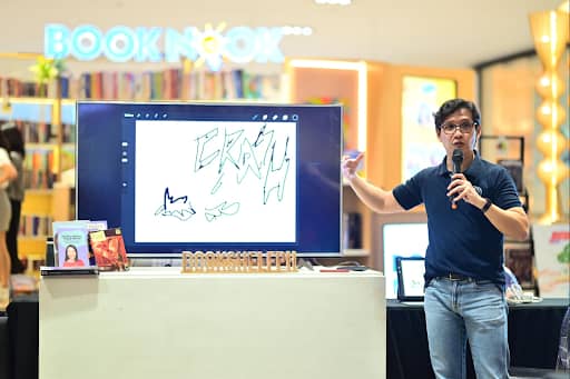 Emerging artists learn the art of visual storytelling from renowned comic book creator Jamie Bautista.